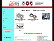 Tablet Screenshot of laserusinc.com